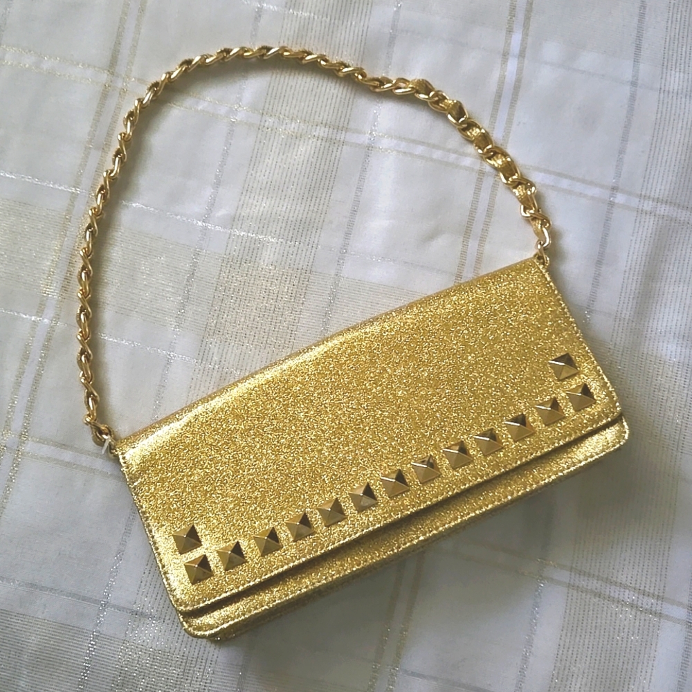 Colin + Colette Glitter Gold Purse